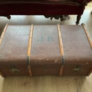 Antiker Überseekoffer, Couchtisch, Koffer (Antiquität, Vintage) Antiker Überseekoffer, Couchtisch, Koffer (Antiquität, Vintage)