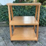 Mid-Century Bücherwagen, Beistelltisch, Nachttisch (Vintage)