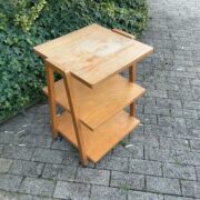 Mid-Century Bücherwagen, Beistelltisch, Nachttisch (Vintage)