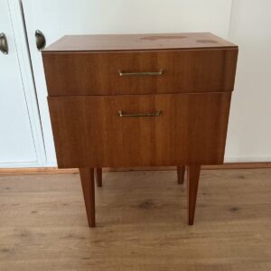 Mid Century Nachttisch, Schränkchen, Beistelltisch (Vintage)